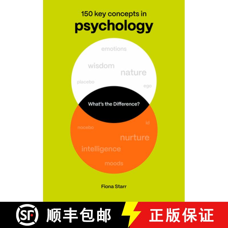 【3-4周达】What's the Difference? Psychology: 150 Key Concepts in Psychology [9780711298842]