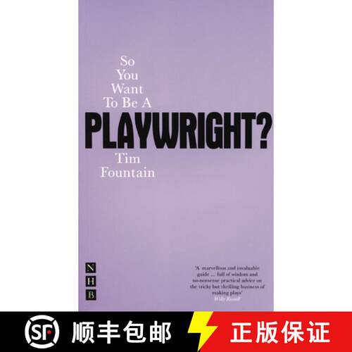 【3-4周达】So You Want to Be a Playwright?: How to Write a Play and Get It Produced [9781854597168]