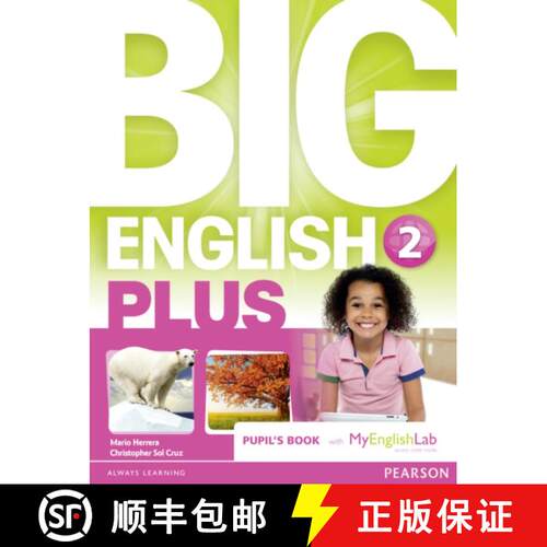 【3-4周达】精装 Big English Plus 2 Pupil's Book with MyEnglishLab Access Code Pack New Edition [9781292271057]