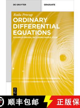 预订 Ordinary Differential Equations: Example-driven, Including Maple Code [9783110447422]