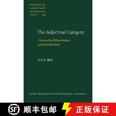 【3-4周达】精装 Adjectival Category: Criteria for differentiation and identification [9789027230270]
