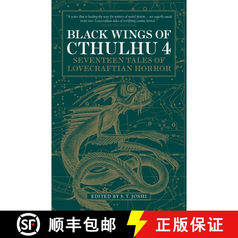 【2-3周达】Black Wings of Cthulhu (Volume Four): Volume 4: Seventeen Tales of Lovecraftian Horror [9781783295739]