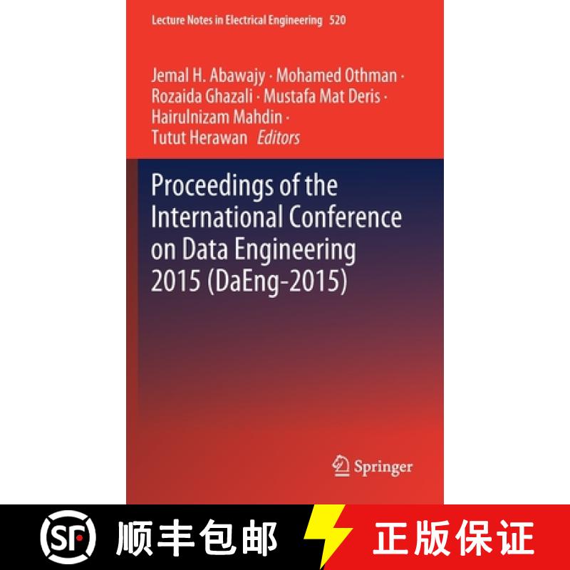 【3-4周达】Proceedings of the International Conference on Data Engineering 2015 (Daeng-2015) [9789811317972]