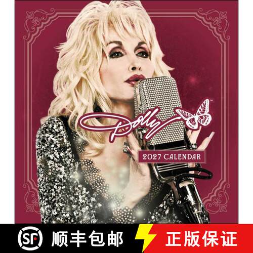 预订 Dolly Parton 2027 Wall Calendar [9798881606640]
