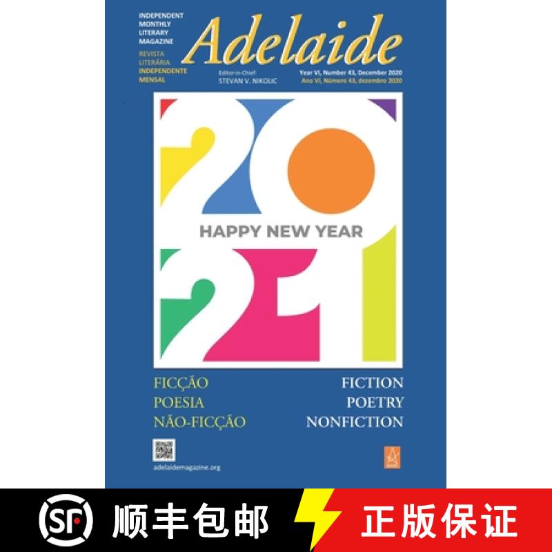【3-4周达】Adelaide: Independent Literary Magazine No. 43, December 2020 [9781954351318]