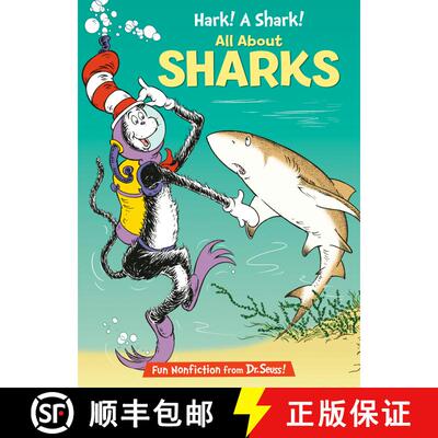 【3-4周达】Hark! a Shark!: All about Sharks [9780593814116]