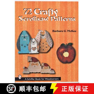 【3-4周达】72 Crafty Scrollsaw Patterns [9780764308406]