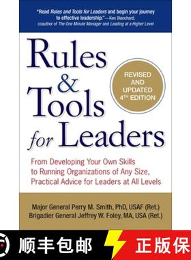 【3-4周达】Rules and Tools for Leaders: From Developing Your Own Skills to Running Organizations of A... [9780399163517]