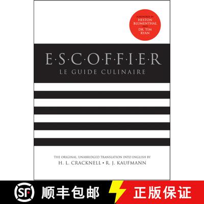 【3-4周达】Escoffier – Le Guide Culinaire Revised  Cookery, REVISED, 2nd Edition [9780470900277]