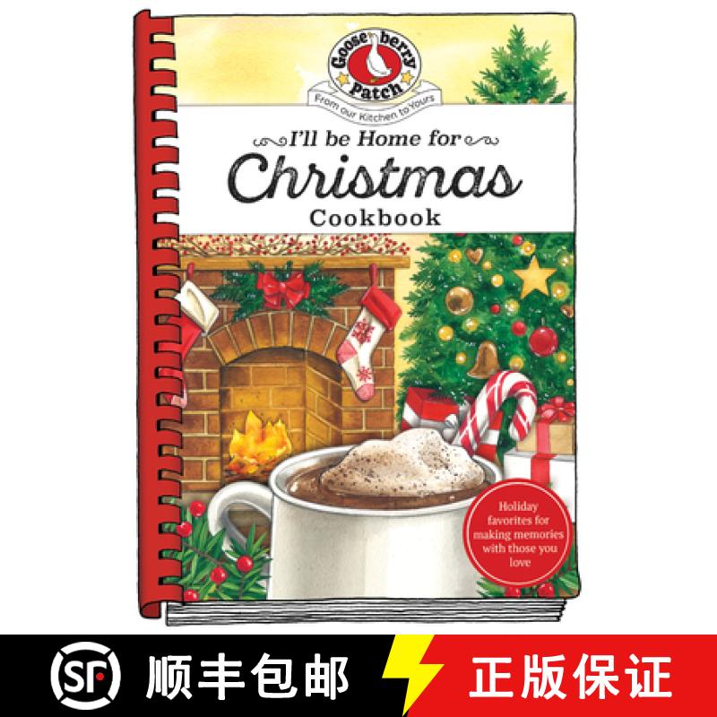 【3-4周达】I'll Be Home for Christmas Cookbook [9781620933787]