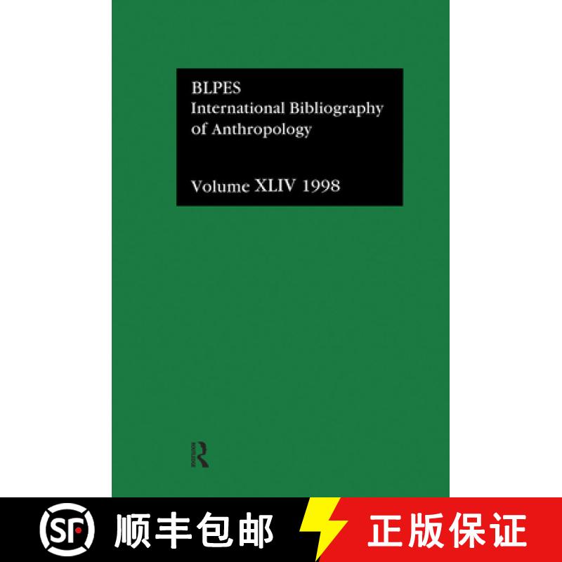 【3-4周达】INTL BIBLIO ANTHRO 1998 VOL 44 [9780415221047]