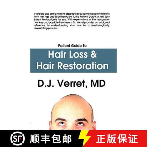 【3-4周达】Patient Guide to Hair Loss & Hair Restoration [9780578014920]