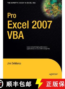 【3-4周达】Pro Excel 2007 VBA (1st ed.) [9781590599570]