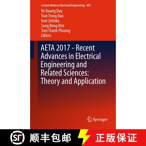 【3-4周达】精装 AETA 2017 - Recent Advances in Electrical Engineering and Related Sciences: Theory an... [9783319698137]