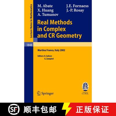 【3-4周达】Real Methods in Complex and CR Geometry : Lectures given at the C.I.M.E. Summer School hel... [9783540223580]