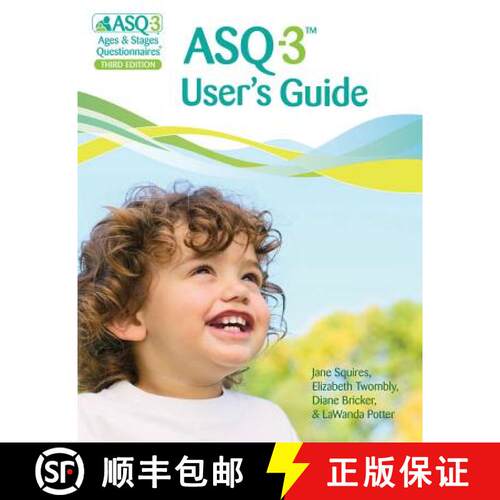 【3-4周达】Ages & Stages Questionnaires (R) (ASQ (R)-3): User's Guide (English): A Parent-Completed C... [9781598570045]