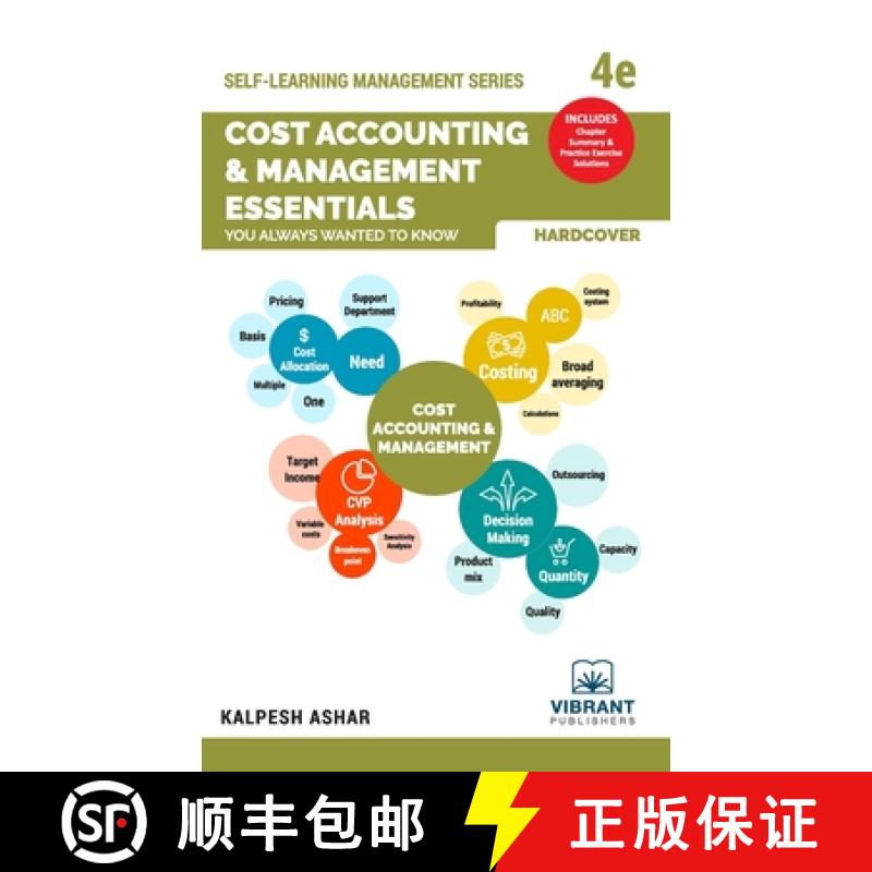 【3-4周达】Cost Accounting and Management Essentials You Always Wanted To Know: 4th Edition (Self-Lea... [9781949395686]