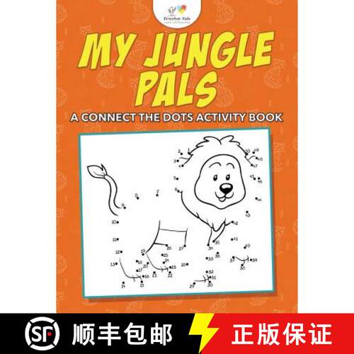 【3-4周达】My Jungle Pals : A Connect the Dots Activity Book [9781683770770]
