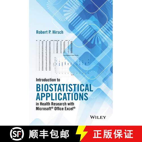 【3-4周达】精装 Introduction To Biostatistical Applications In Health Research With Microsoft® Offic... [9781119089650]