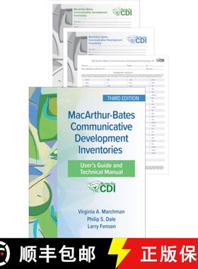 【3-4周达】MacArthur-Bates Communicative Development Inventories (CDI) [9781681256993]