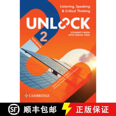 Unlock Level 2 Listening, Speaking and Critical Thinking Student's Book with Digital Pack 3rd Edition [9781009797542]