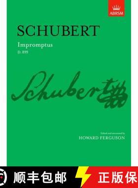 【3-4周达】Impromptus, Op. 90: D. 899 [9781854722089]