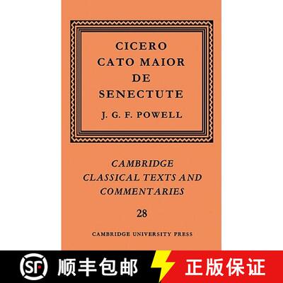 【3-4周达】Cicero: Cato Maior de Senectute: - Cicero: Cato Maior de Senectute [9780521607049]