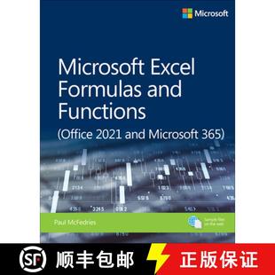 and 4周达 Excel 365 9780137559404 Office Functions Formulas Microsoft 2021