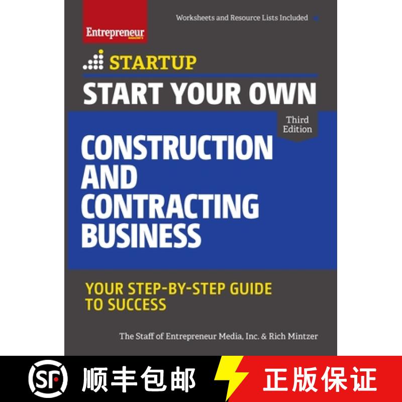 【3-4周达】Start Your Own Construction and Contracting Business : Your Step-by-Step Guide to Success [9781599185910]