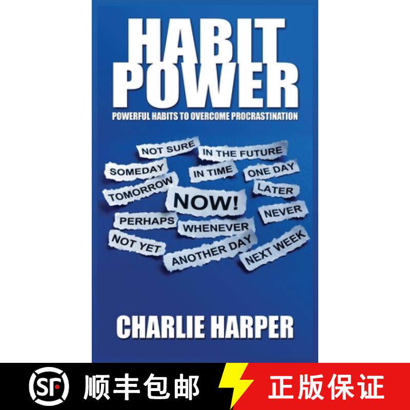 【3-4周达】Habit Power: Powerful Habits to Overcome Procrastination [9781952964275]