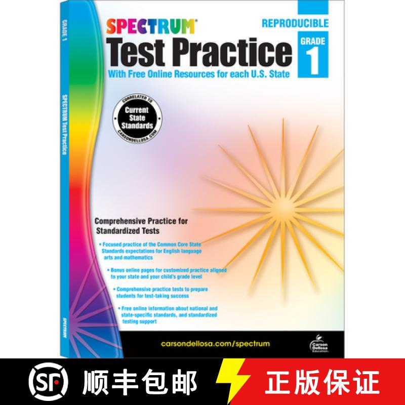 【3-4周达】Spectrum Test Practice, Grade 1: Volume 61 [9781620575932]