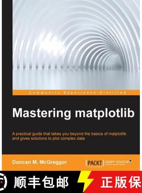预订 Mastering matplotlib [9781783987542]