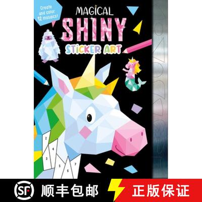 【3-4周达】Magical Shiny Sticker Art: Create and Color 12 Mosaics! [9781837716036]