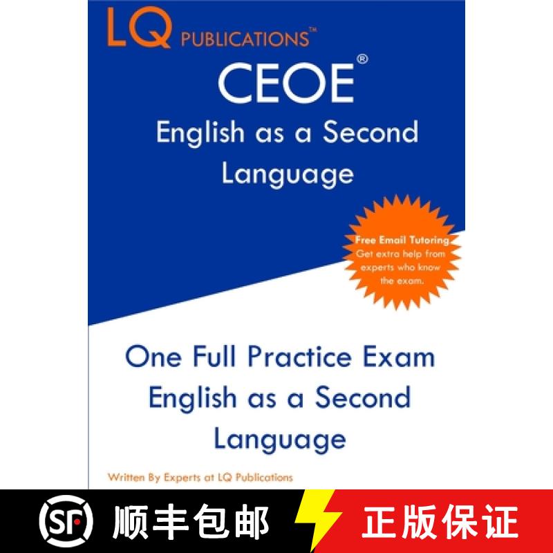 【3-4周达】CEOE English as a Second Language: One Full Practice Exam - Free Online Tutoring - Updated... [9781649263827]