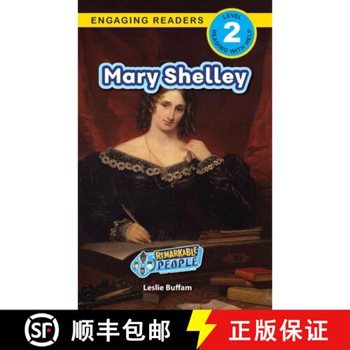 【3-4周达】精装 Mary Shelley: Remarkable People (Engaging Readers, Level 2) [9781778783210]