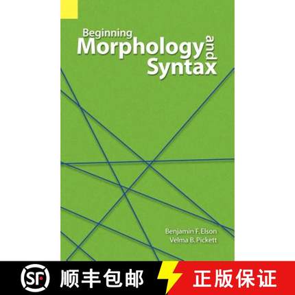 【3-4周达】Beginning Morphology and Syntax [9780883129258]