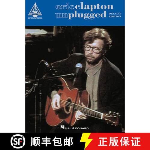 【3-4周达】Eric Clapton Unplugged Guitar Recorded Versions Note-For-Note Guitar Tab 17 Songs Includin... [9781480370692]
