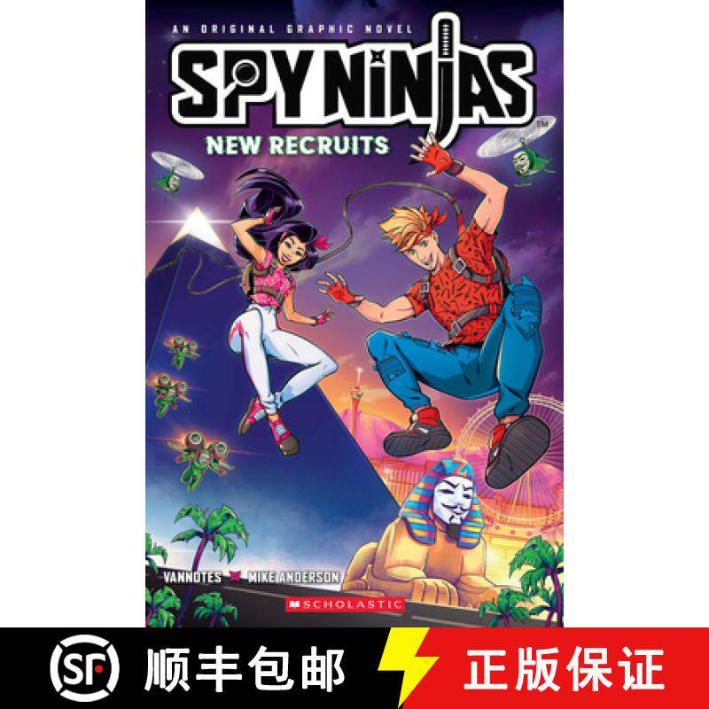 【3-4周达】Spy Ninjas Official Graphic Novel: New Recruits [9781338887235]