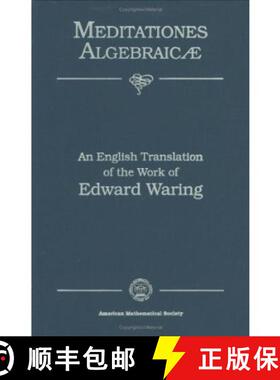 【3-4周达】Meditationes Algebraicae, an English Translation of the Work of Edward Waring [9780821801697]