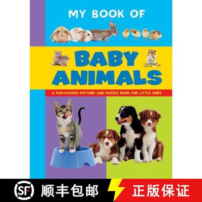 【3-4周达】My Book of Baby Animals: A Fun-Packed Picture and Puzzle Book for Little Ones [9781861476623]
