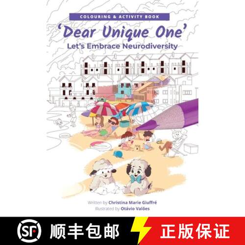 【3-4周达】Dear Unique One Colouring & Activity Book: Let's Embrace Neurodiversity [9781066661022]