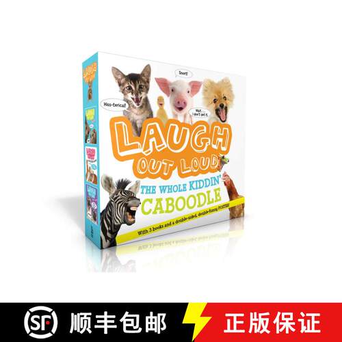 【3-4周达】Laugh Out Loud The Whole Kiddin' Caboodle (With 3 books and a double-sided, double-funny P... [9781534401877]