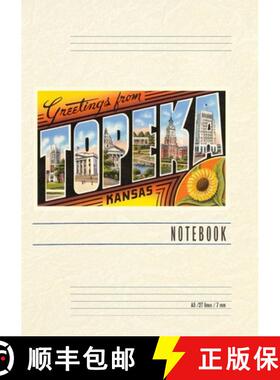 预订 Vintage Lined Notebook Greetings from Topeka [9798385417285]