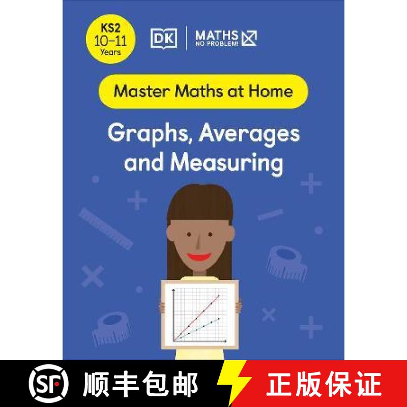【3-4周达】Maths  No Problem! Graphs, Averages and Measuring, Ages 10-11 (Key Stage 2) [9780241539507]