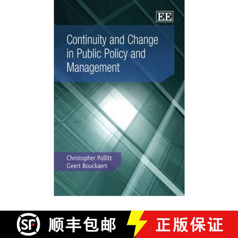 【3-4周达】Continuity and Change in Public Policy and Management [9781848443082]