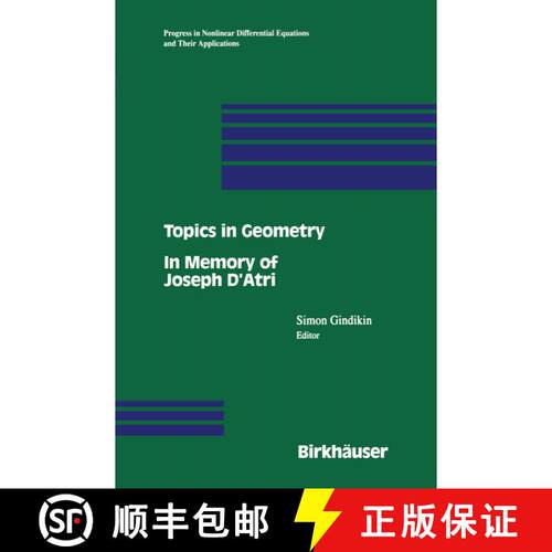 【3-4周达】Topics in Geometry : In Memory of Joseph D'Atri [9781461275343]