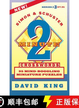 【3-4周达】SIMON & SCHUSTER TWO-MINUTE CROSSWORDS Vol. 3 [9780684802633]