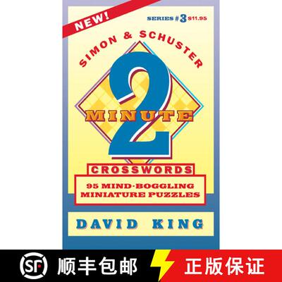 【3-4周达】SIMON & SCHUSTER TWO-MINUTE CROSSWORDS Vol. 3 [9780684802633]