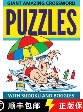 预订 Giant Amazing Crossword Puzzles With Sudoku And Boggles [9781681278469]