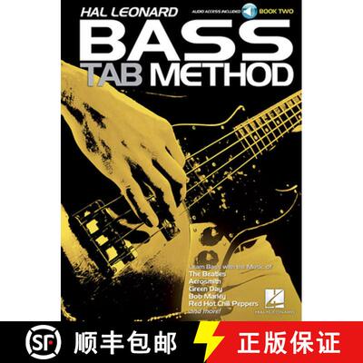 【3-4周达】Hal Leonard Bass Guitar Tab Method - Book 2 [9781480370203]
